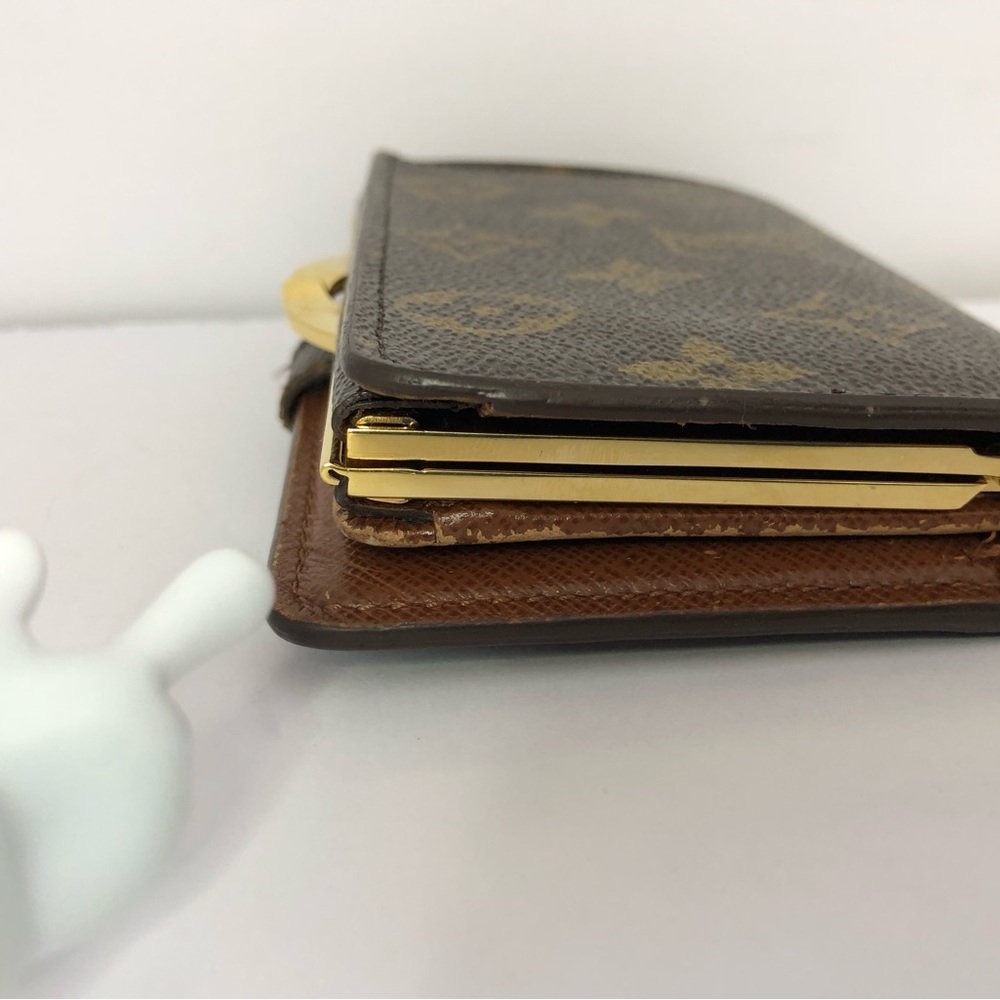 Louis Vuitton Monogram Canvas Small Wallet in Brown and Gold - Picture 6 of 16